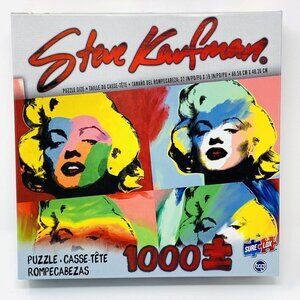 Marilyn Monroe Jigsaw Puzzle 1000 Pc by Steve Kaufman Pop Art Movie Star